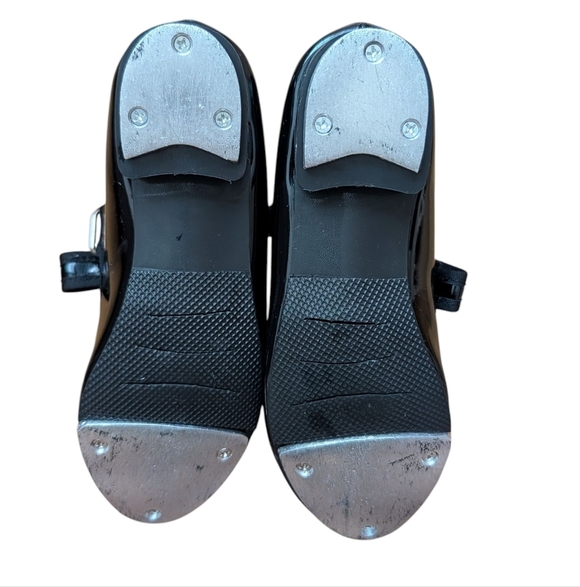 Stelle Tap Shoes for Girls PU Leather Dance Shoes Little Kid Black Size 13 M - Picture 7 of 14